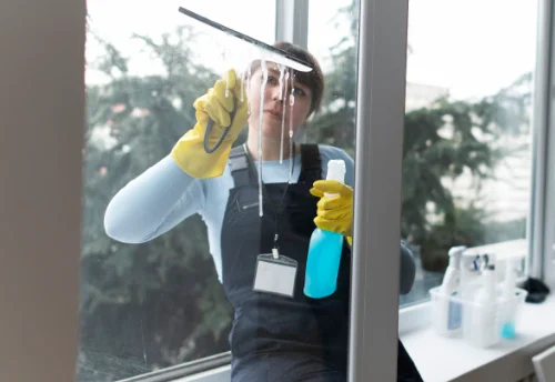 Nettoyage de vitres intérieures et extérieures au Verger